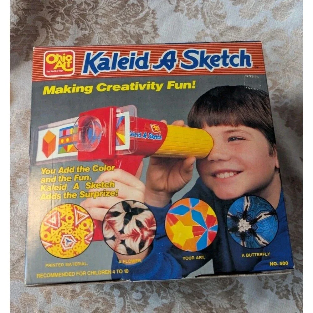 Vintage Ohio Art Kalied A Sketch Art Making Set With Original Box 1980’s